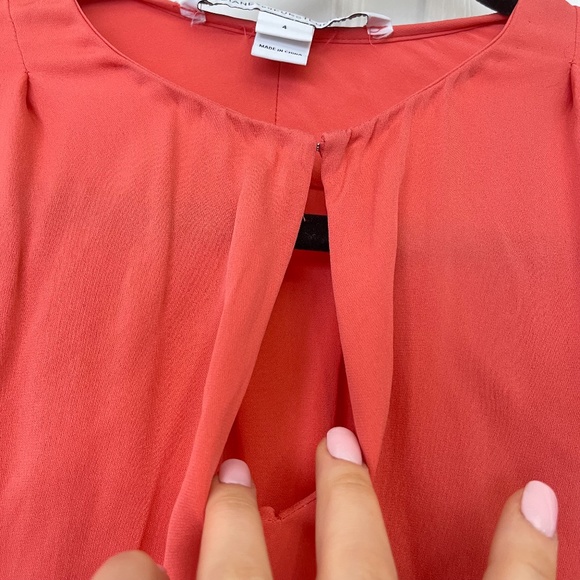 Diane Von Furstenberg Coral Tunic, sz 4 - Picture 5 of 12
